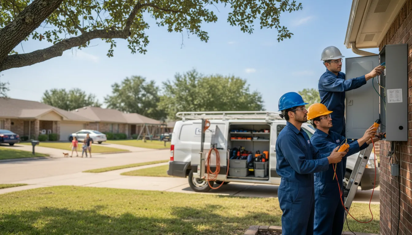 Certified electrician providing emergency electrical services in West Fork, AR